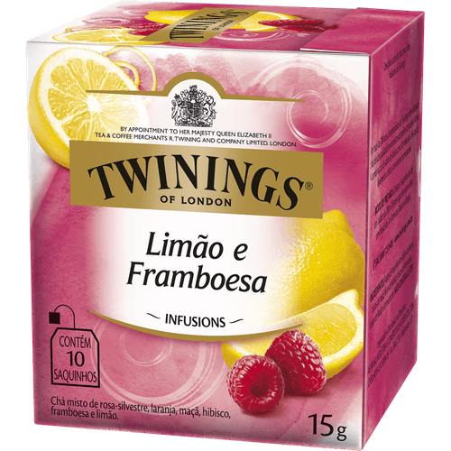 Chá Twinings Limão e Framboesa