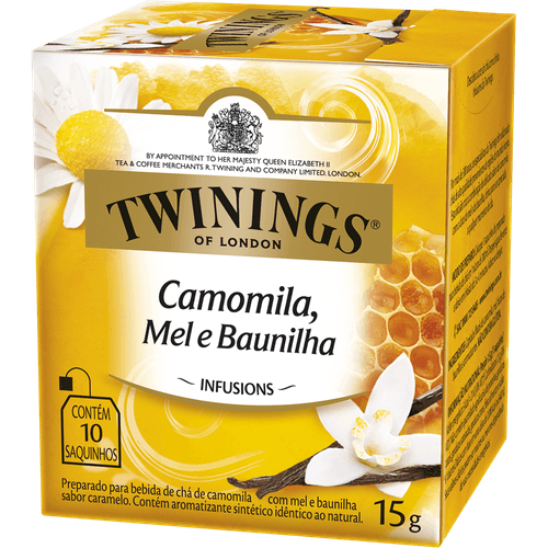 Chá Twinings Camomila Mel e Baunilha