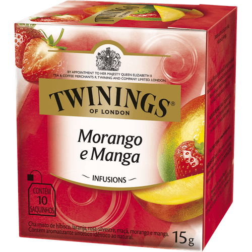 Chá Twinings Morango e Manga