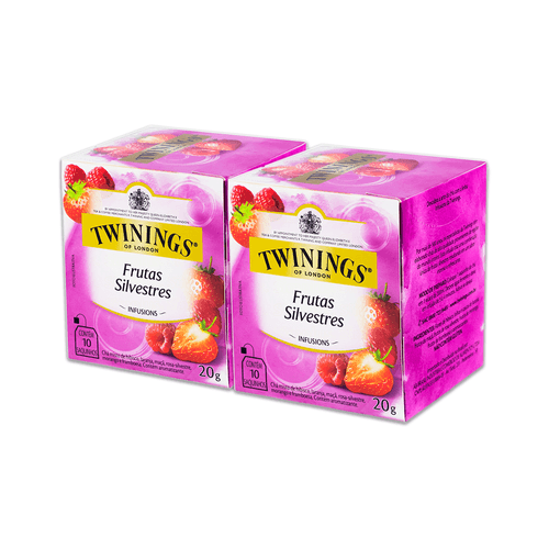 Kit Chá Twinings Misto Frutas Silvestres 20g -  2 unidades