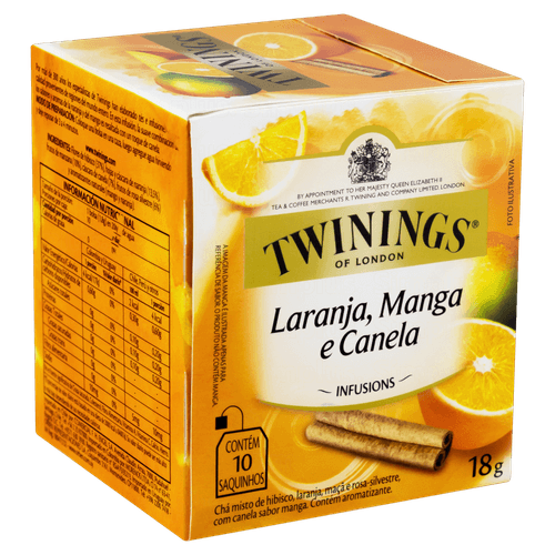 Chá Twinings Laranja, Manga e Canela