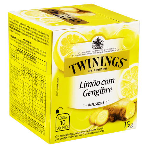 Chá Twinings Limão com Gengibre