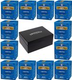 Kit Cha Twinings Preto Lady Grey 20g - 12 unidades + Caixa de madeira Preta