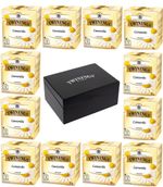Kit Cha Twinings Camomila 10g - 12 unidades + Caixa de madeira Preta