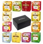 Kit cha Twinings Mix de Sabores - 12 Unidades + Caixa de madeira Preta