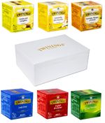 Kit Caixa de Madeira Branca e Cha Twinings 60 Saches